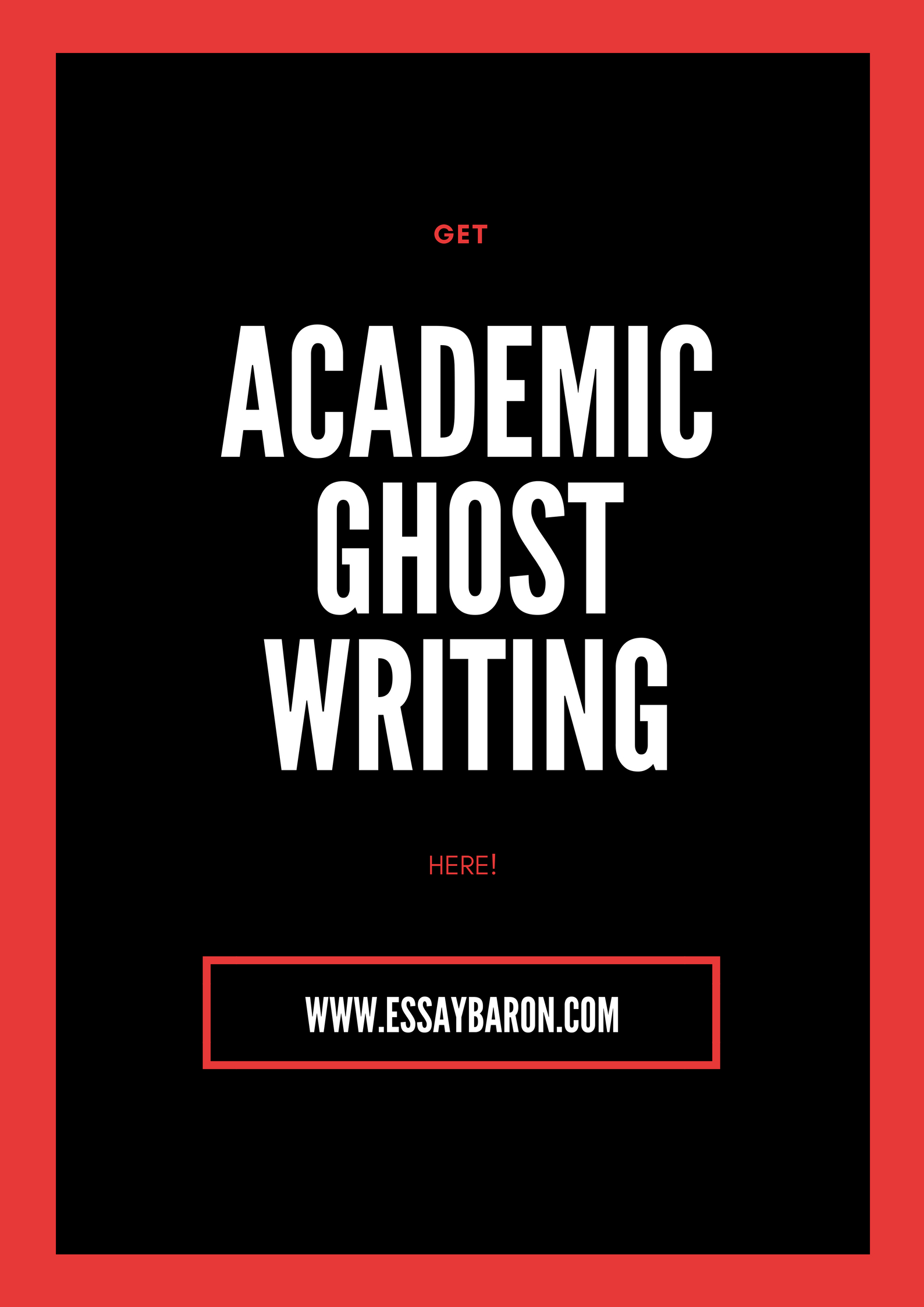 Academic ghost writing