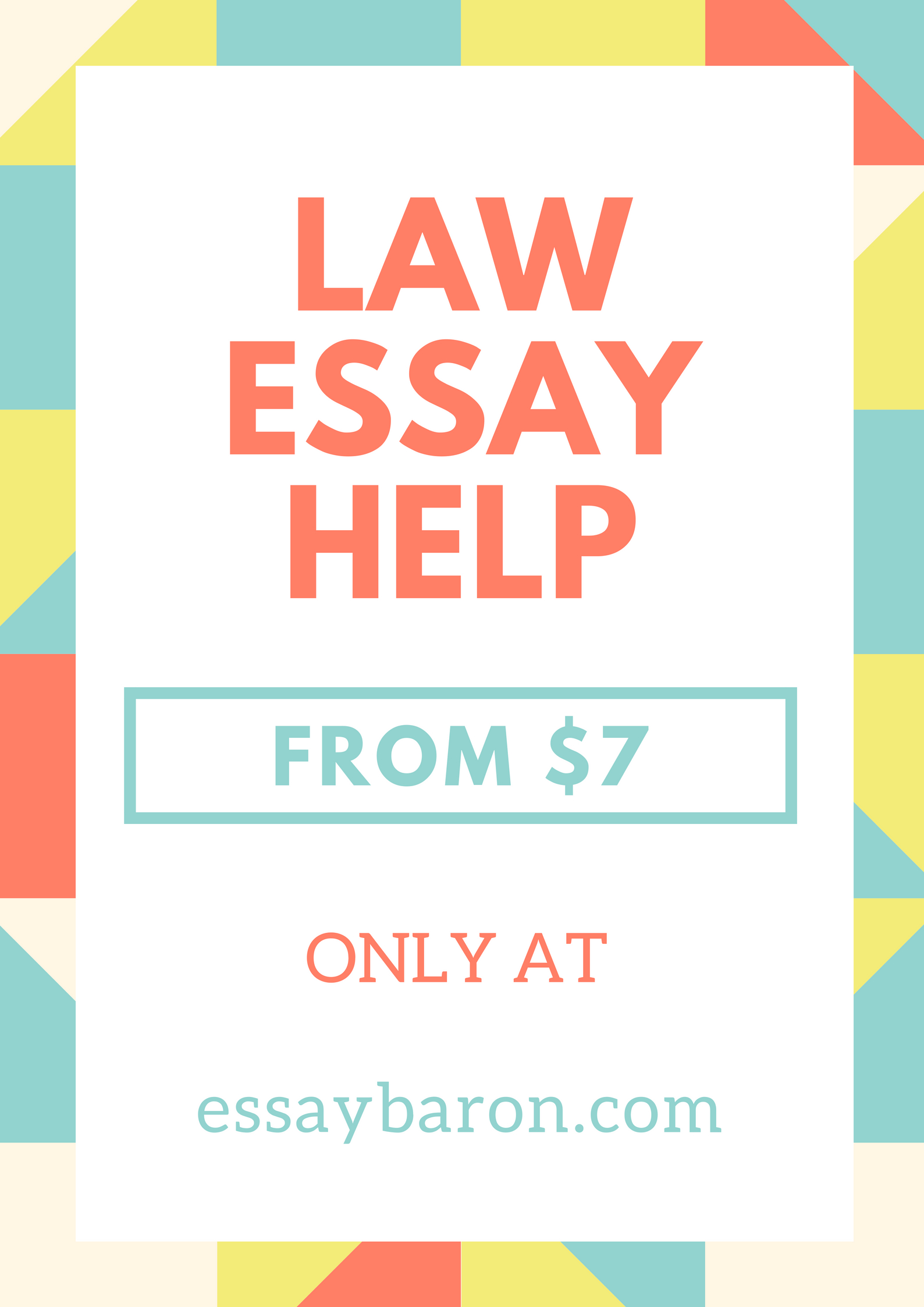 Law essay help